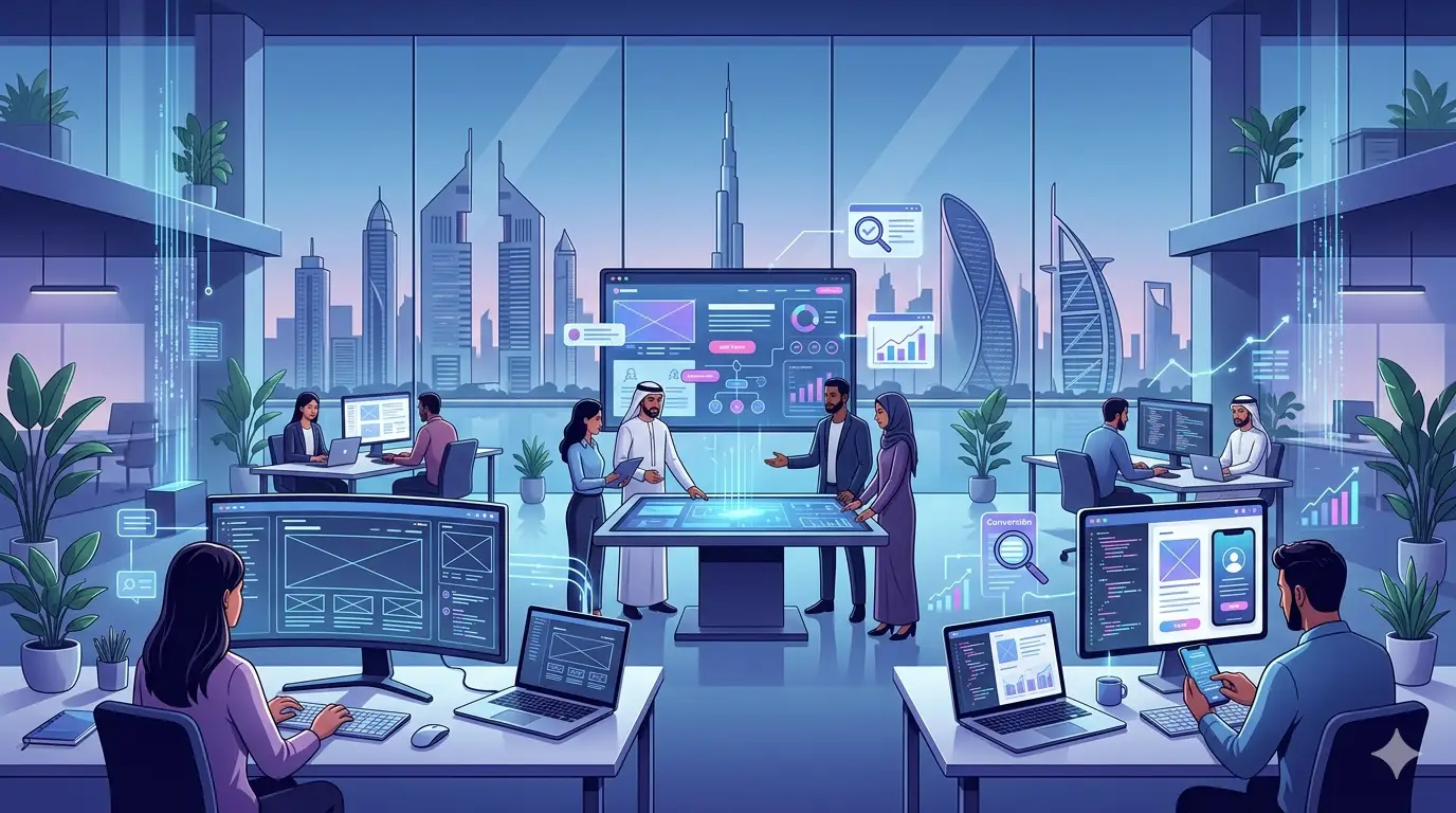 Landing Page Development for UAE Lead Generation